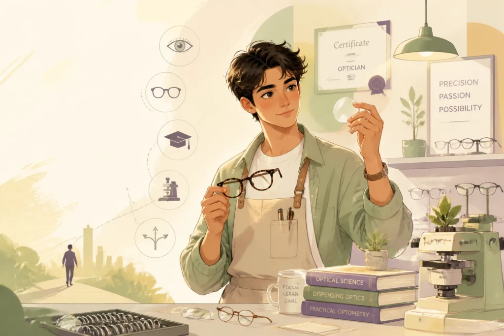 Devenir opticien-lunetier : formation, salaire, débouchés