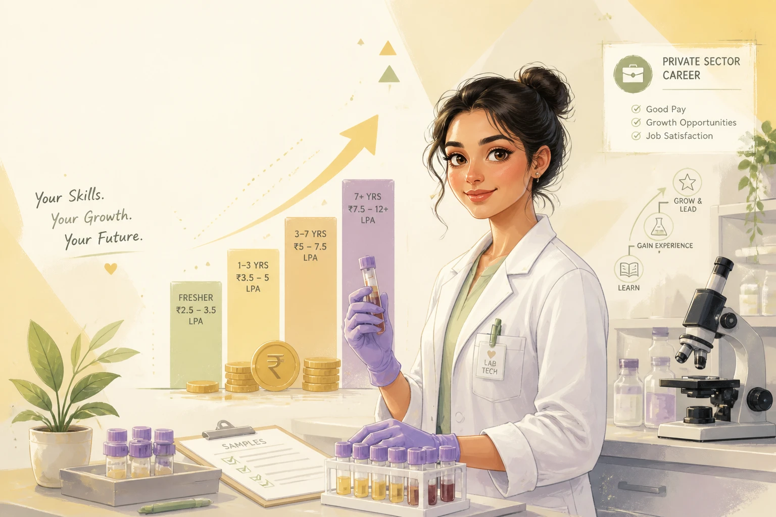 Salaire technicien de laboratoire médical : grille, privé et évolution